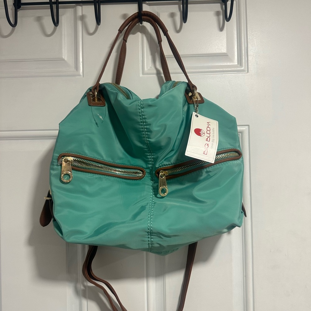 Big Buddha Mint and Brown Women's Backpack